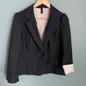 Pinstripe Blazer